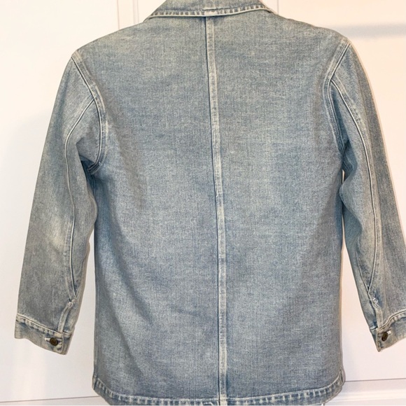 Lauren Ralph Lauren Petite Denim Chore Barn Jacket Small Vintage 80’s 90’s - Picture 2 of 12